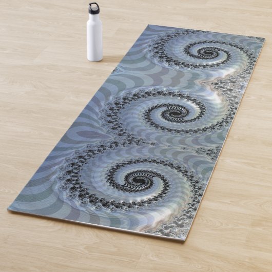 Fractal Spiral Elegance Yoga Mat (In situ)