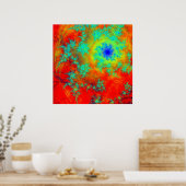 Fractal Spiral Poster (Keuken)