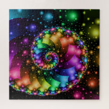 Fractal Spiral Rainbow Nebula