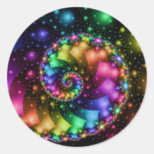 Fractal Spiral Rainbow Nebula