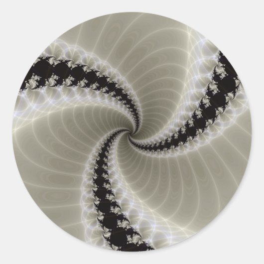 Fractal Spiral Sticker (Voorkant)