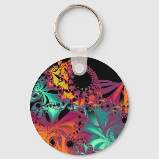 Fractal Spiral ver. 2 Sleutelhanger (Voorkant)