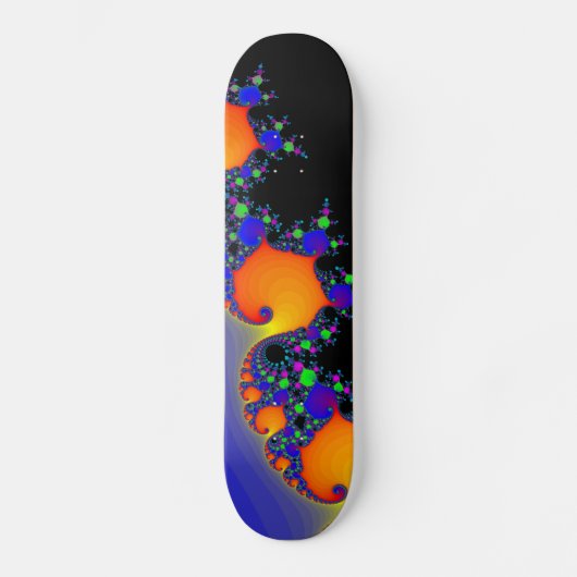 Fractal Spirals: Aangepast skateboard (Voorkant)