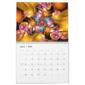 Fractal Spirals van Wolfepaw Calendar January Cvr Kalender (Mar 2027)