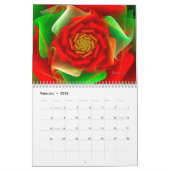 Fractal Spirals van Wolfepaw Calendar Kalender (Feb 2026)