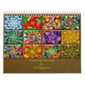 Fractal Spirals van Wolfepaw Calendar Kalender (Hoes)