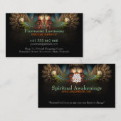 Fractal Spirit Wings met Logo Visitekaartje (Voorkant / Achterkant)