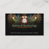 Fractal Spirit Wings met Logo Visitekaartje (Achterkant)