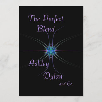 Fractal Star Blended Family Wedding Kaart