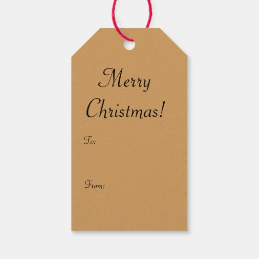 Fractal Star Christmas Gift Label Cadeaulabel (Achterkant)