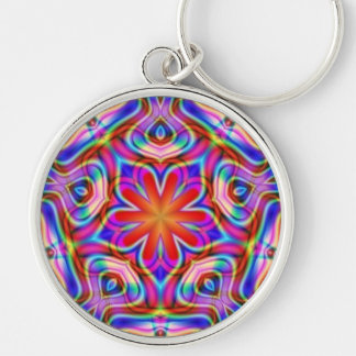 Fractal Star Mandala Sacred Geometry Sleutelhanger