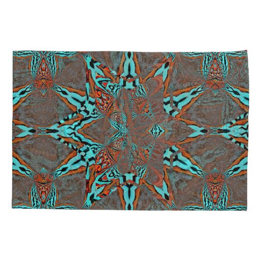 Fractal Star of Future Complexity Kussensloop (Achterkant-Links)