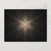 Fractal Star- of Snowflake-ontwerp Briefkaart (Voorkant)