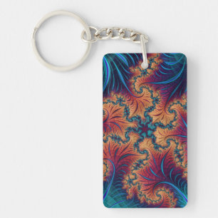 Fractal Starfish Sleutelhanger