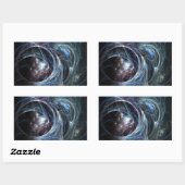 Fractal Sticker: Spider's Cave Rechthoekige Sticker (Vel)