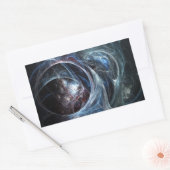 Fractal Sticker: Spider's Cave Rechthoekige Sticker (Envelop)