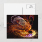 Fractal - Stijging van de fenix Briefkaart (Voorkant / Achterkant)