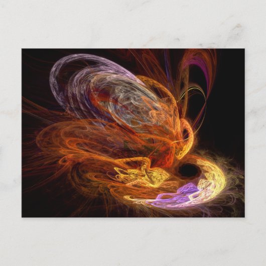Fractal - Stijging van de fenix Briefkaart (Voorkant)