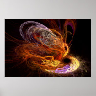 Fractal - Stijging van de fenix Poster