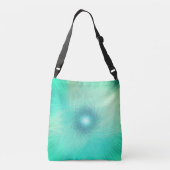 Fractal sun cross body bag crossbody tas (Achterkant)