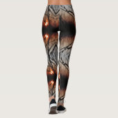 Fractal Sun Graphic Aangepaste Leggings (Achterkant)