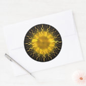 Fractal Sun Iris~ Fractal Sticker (Envelop)