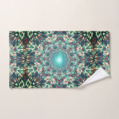Fractal sun kaleidoscoop dowel set bad handdoek (Handdoek)