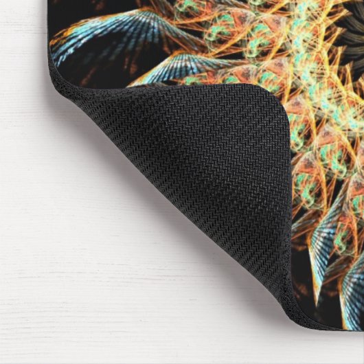 Fractal Sunflower Mousepad Muismat (Hoek)