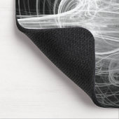 Fractal Swirl III - zwart Muismat (Hoek)