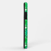 Fractal swirl patroon, jade, turquoise, aqua Case-Mate iPhone case (Achterkant/rechts)