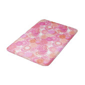 Fractal Swirl Pattern, Shades of Pink and Coral Badmat (Gekanteld)