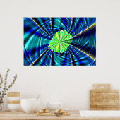 Fractal Swirl Poster (Keuken)