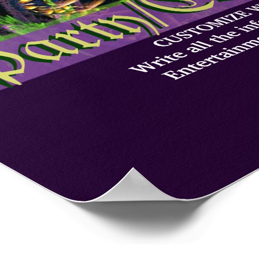 Fractal Temple Forest Fantasy Poster (Hoek)