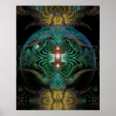 Fractal Temple Poster (Voorkant)