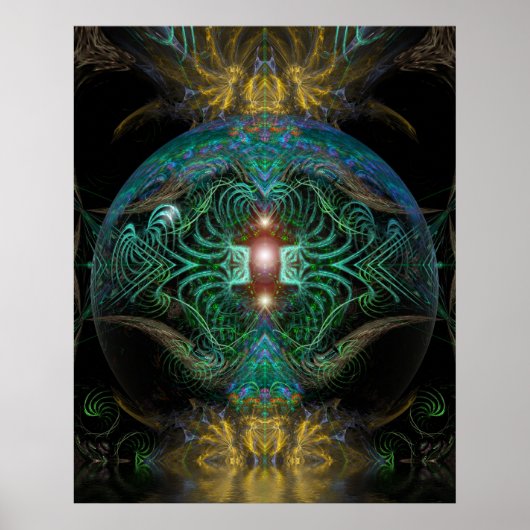 Fractal Temple Poster (Voorkant)