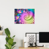 Fractal Tentacles Poster (Thuiskantoor)