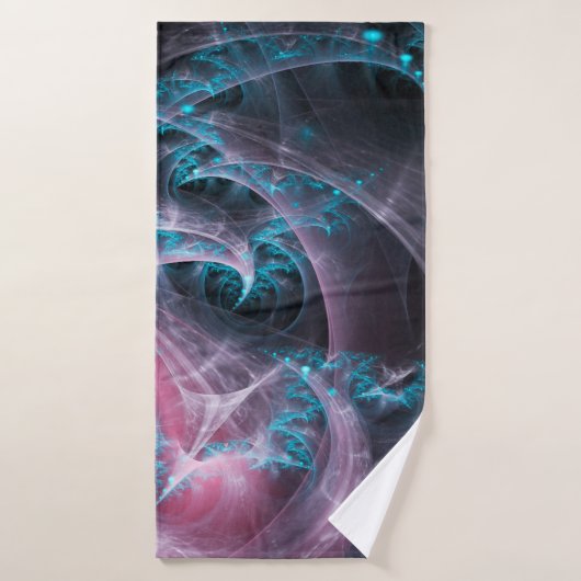 Fractal texture background design badhanddoek (Badhanddoek)