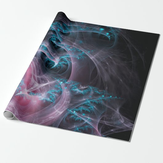 Fractal texture background design cadeaupapier (Uitgerold)
