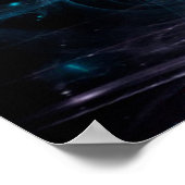 Fractal texture background design poster (Hoek)