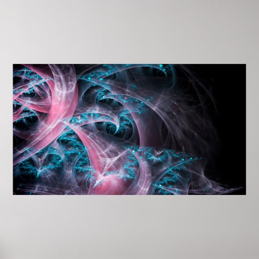 Fractal texture background design poster (Voorkant)