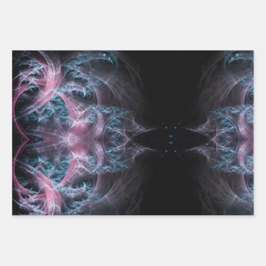 fractal-textuur-achtergrond-ontwerp inpakpapier vel (Voorkant)