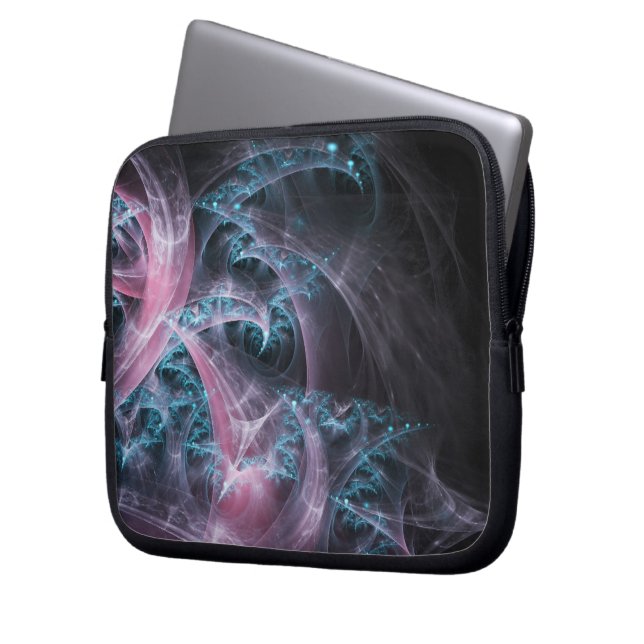 fractal-textuur-achtergrond-ontwerp laptop sleeve (Voorkant Links)