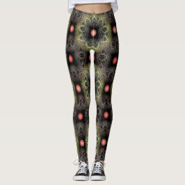 Fractal textuur leggings