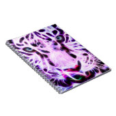 Fractal Tiger Closeup Notitieboek (Rechterzijde)