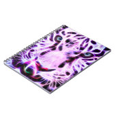 Fractal Tiger Closeup Notitieboek (Linkerzijde)