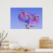 Fractal Torus Progressie 1 Poster (Keuken)