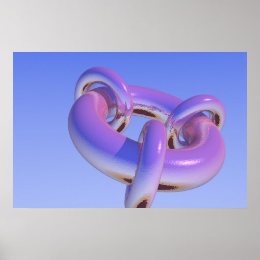 Fractal Torus Progressie 1 Poster (Voorkant)