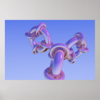 Fractal Torus Progressie 2 Poster