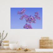 Fractal Torus Progressie 3 Poster (Keuken)