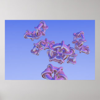 Fractal Torus Progressie 3 Poster